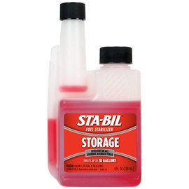 STA-BIL STA-BIL Storage Fuel Stabilizer, Keeps Fuel Fresh for 24 Months, Prevents Corrosion, Gasoline Treatment Fuel Additive that Protects Fuel System, Gas Stabilizer for Fuel Storage, 8 oz.