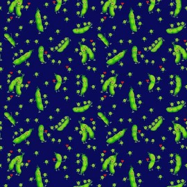 Freckle & Lollie - Lollie Snacks FLLS D194 N Navy Edamame Mommy   Cotton