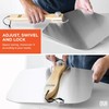OUII Pizza Peel - 16 x 14-inch Aluminum Metal Spatula