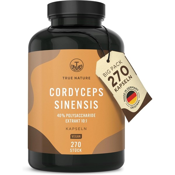 Cordyceps Capsules High Dose - 270 Pieces (650 mg) -