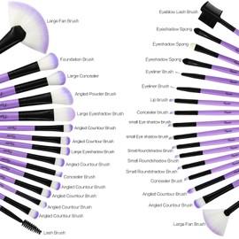 Professional Set of 32 Makeup Brushes from an Array of Eyeshadow Foundation Brushes to a Concealer Brush to Eyelash and Blusher Brushes-Best makeup brush set for beginners and pro
