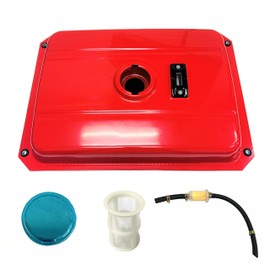 POWER PRODUCTS Universal 4 Gallon Diesel Generator Fuel Tank, ABS Material, Chrome Finish, Fits Most Open Frame 5-7KW Generators