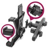 mobilefox® 360° Universal Headrest Mount Tablet Cradle Car Seat Mount