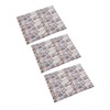 18PCS Tile Stickers Strong Reflection Water Oil Proofing Strong Layering