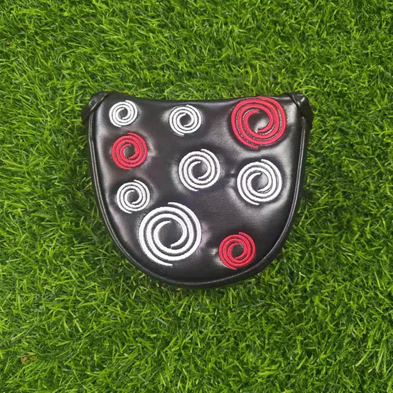 Stylish Magnetic Closure Half Round for Golf Headcover PU Leather