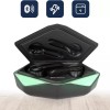 Emerson True Wireless Gaming Earbuds with Charging Case and Touchable