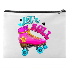 Angel's Draw Home Sport Makeup Bag Cute Small Animal Cosmetic Bags for Women, Travel Toiletry Bag Large Capacity Zipper Makeup Pouch, Purse Organizer Pouches (11-Slippers)