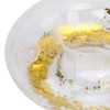 10pcs Round Gold Sequins Inflatable Drink Cup Holders Swimming Pool