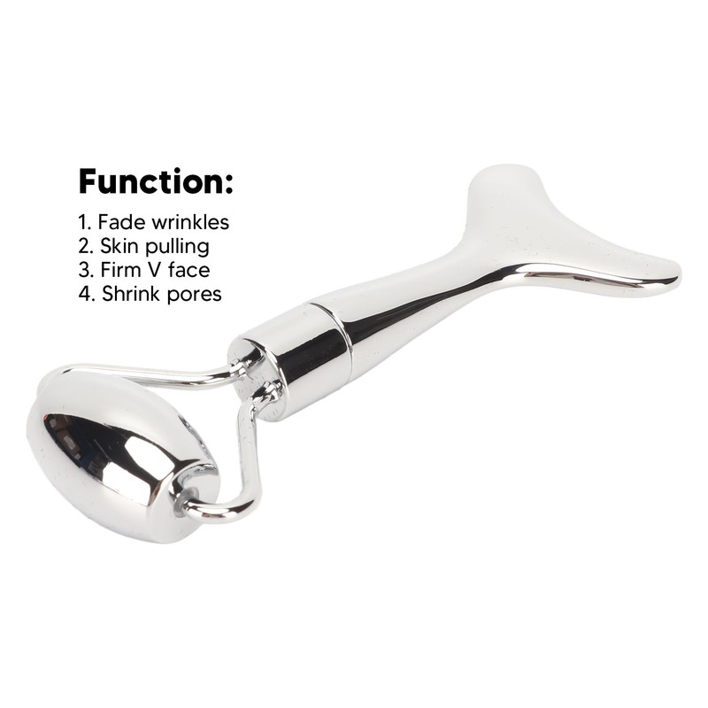 Facial Roller Gua Sha Board Double Heads Reduce Swelling Zinc