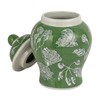 Creative Co-Op Decorative Ceramic Ginger Jar with Domed Lid, Green
