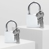 Lamondre Padlock 38mm Padlock with Keys Heavy Duty Padlock, High