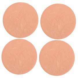 Vaguelly 4pcs Reusable Terracotta Brown Sugar Keeper Disc Moisture Retaining Brown Sugar Softener for Food Storage Containers Fit for Maintaining Freshness and Preventing Clumping