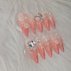 [Premium] Eternal Rose Stone Handmade Nail Tip - Almond /