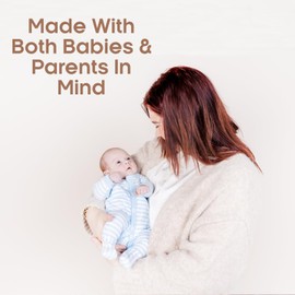 Premature Baby Clothes, Tiny Baby Sleepsuit, Made in Britain, 2 Pack for Premature Boys & Girls, Blue, 3 to 5 lbs