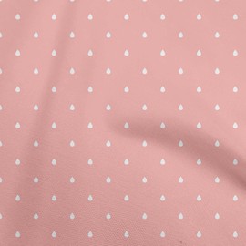 oneOone Velvet Light Pink Fabric Dot Sewing Fabric by The Yard Printed DIY Clothing Sewing Supplies 58 Inch Wide