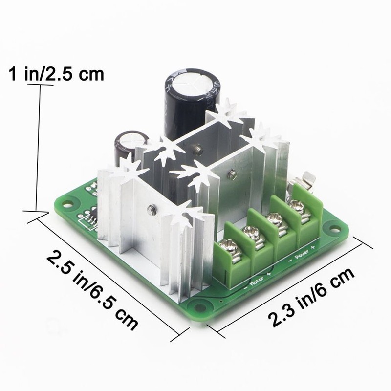 Hailege 6V-90V 15A DC Motor Speed Control 16KHZ PWM Controller