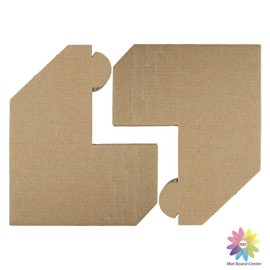 Mat Board Center, 48-Pack Adjustable Picture Frame Cardboard Corner Protectors for Shipping, Packing or Moving Art - 3 Size Depths to fit 1", 1.5", 2.1" Frames