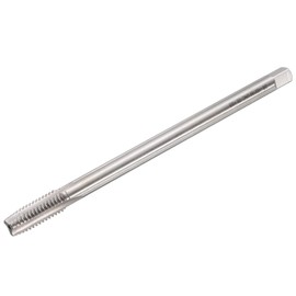 uxcell Thread Milling Taps, 3/8-16 UNC High Speed Steel 6542 (HSS6542) 3 Straight Flutes Machine Screw Thread Threading Tap, 6" Length (Extra Long）
