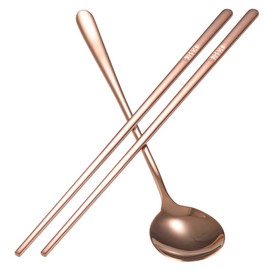 MOONMN Set of 2 Stainless Steel Spoons Pink