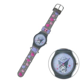 Sanrio 181056 Kuromi Rubber Watch Kuromi 8.1 x 1.3 x 0.3 inches (20.5 x 3.3 x 0.9 cm), Character