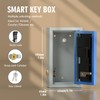 WeHere Key Lock Box Wall Mount, OTP/Fixed Password, APP Bluetooth/Wi-Fi,