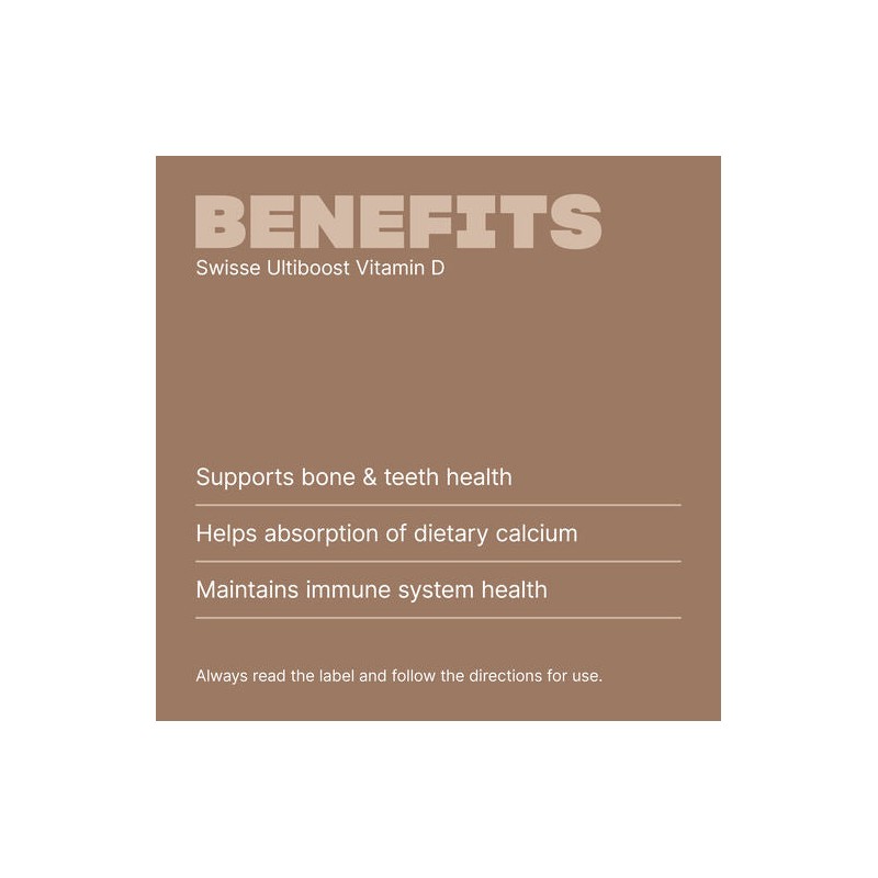 Swisse Ultiboost Vitamin D 60 Capsules