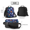 VunKo Space Cosmonaut Stars Kids Insulated Lunch Bag Small Cute