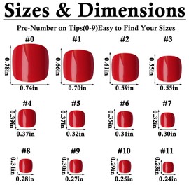 LuckForever 360pc Short Square Press on toenails Colored Fake Toe Nail Tips Full Cover False Acrylic Artifical Toenail Women Girs Gel Glossy Presson Toenails Pedicure Decor 15 Colors