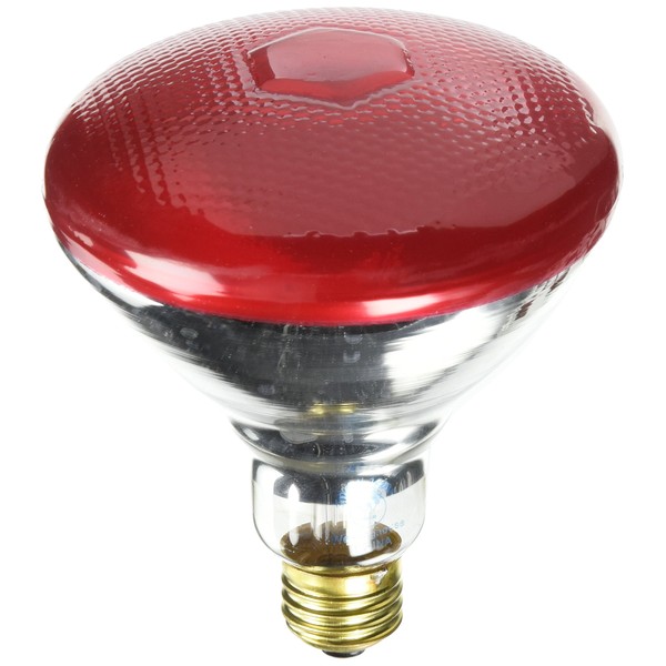 Westinghouse Lighting 0441000, 100 Watt, 120 Volt Incandescent BR38 Light Bulb-2000 Hours, 1 Pack, Red
