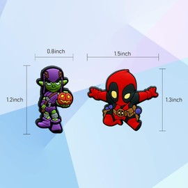 Superhero Shoe Charms for Croc Charms Clog Decoration Cartoon Shoe Accessories for Kids and Adults