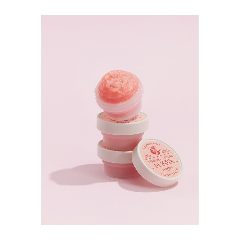 Skin Food Strawberry Sugar Food Mask Lip Scrub 21g /