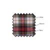 Plaid Flat Golf Cap: 'Par 5' - Dress Stewart