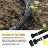 Soaker Hose 150ft for Garden Beds Solid Brass Interface Irrigation