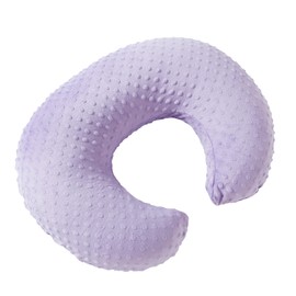 DONOMILO Nursing Pillow and Positioner Breastfeeding and Bottle Feeding, Propping Baby, Tummy Time, Sitting Support for Baby Boy Girl, with Removable Dots Cover (Lavender)