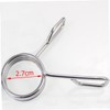 WHAMVOX 27mm Barbell Spring Clamp Barbell Spring Clip Collar Weight