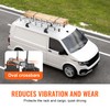 VEVOR Van Roof Ladder Racks - 60" Heavy-Duty Steel Racks,