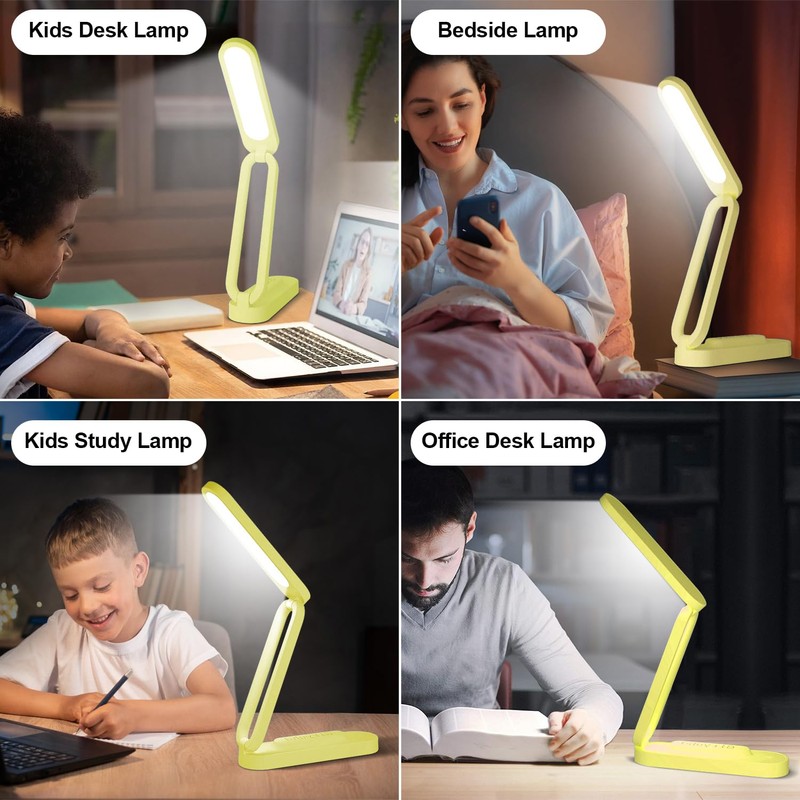 Giryuhd LED Desk Lamp for Office Home & Battery Operated