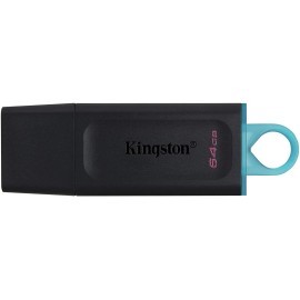 Kingston 64GB DataTraveler Exodia USB Flash Drive USB 3.2 Gen 1, Protective Cap