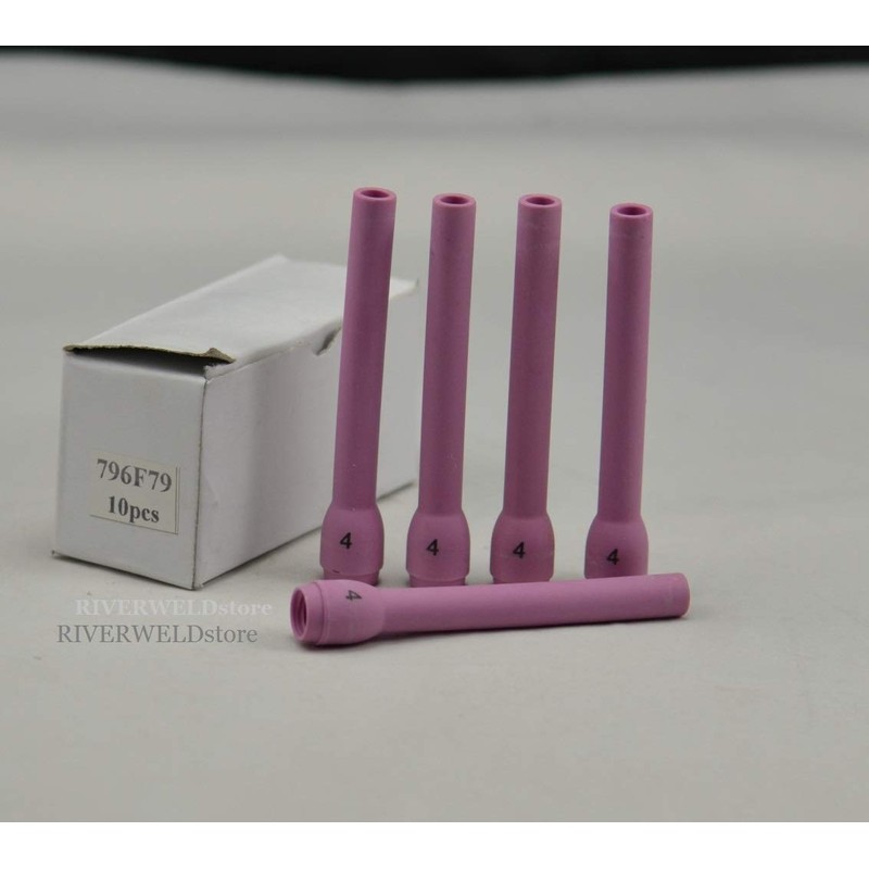RIVERWELD TIG Alumina Nozzles Ceramic Cups Long 796F79XXL 4XXL# 1/4"