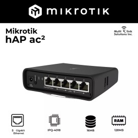 MikroTik hAP ac2 2.4/5GHz wireless Access Point (RBD52G-5HacD2