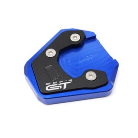MOWOK Fits For SUZUKI GSX-S1000GT GSXS1000GT GSXSGT 2022-2023 Motorcycle Accessories CNC Aluminum Kickstand Extension Pad Foot Side Stand Support Plate (blue)