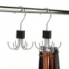 2PCS Belt Hanger for Closet, 12-Hooks Belt Organizer for Max