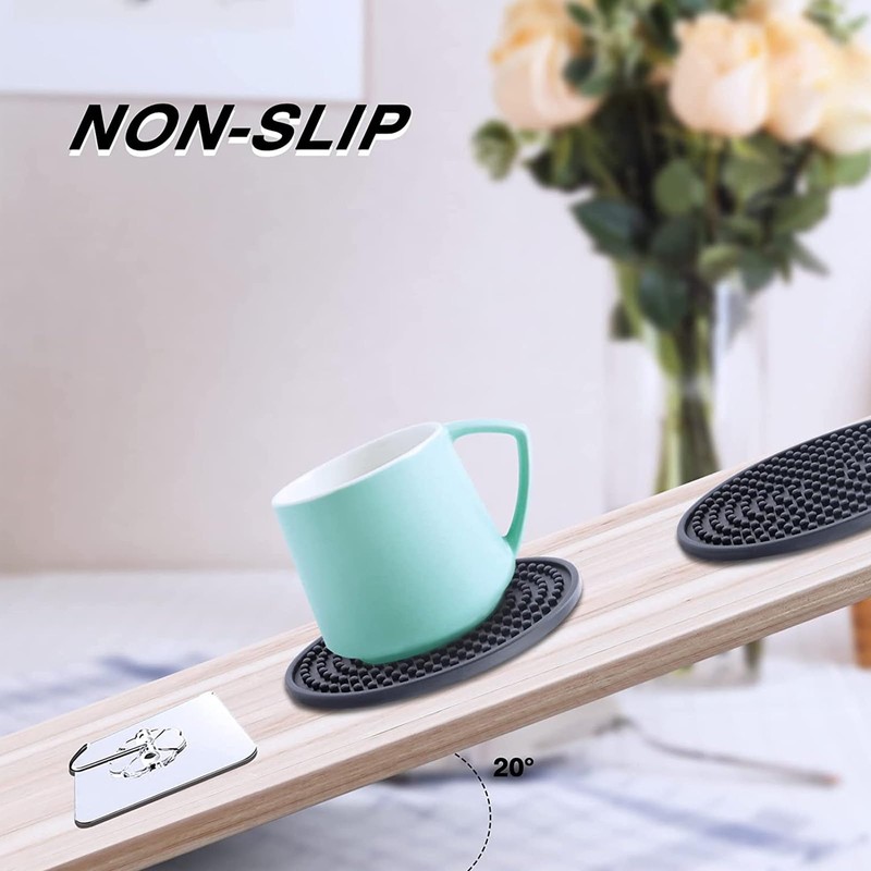 Coasters for Drinks, Silicone Coasters Set, Cup Mat - Deep