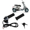 24V HalfTwist Throttle Grip LED Power Indicator with 2 Keys