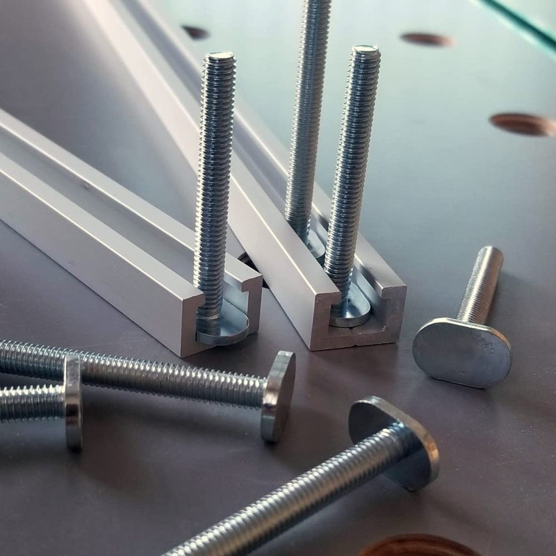 Set of 30 T-bolts, set of T-bolts, M6 thread: 10