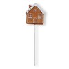 colourliving Gingerbread Figures Decoration Flower Stake Gingerbread Stake 6 Pieces
