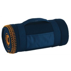 Soft Fleece Picnic Blanket 180 x 120 cm Blue