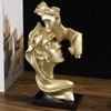 Couples Kiss Sculpture Exquisite Decorative Resin Kissing Lover Figurine Home