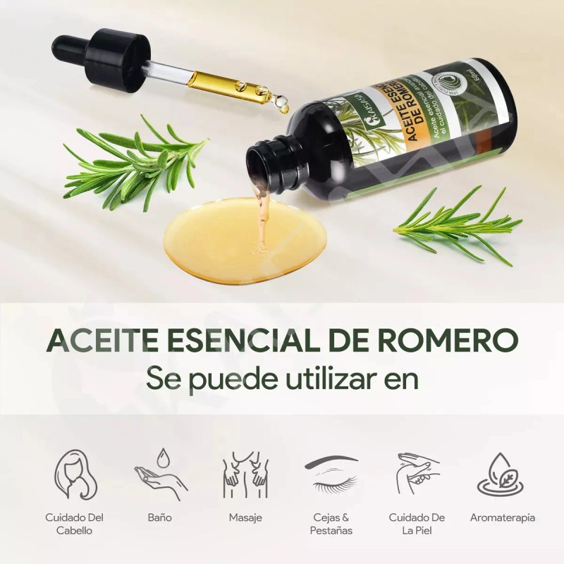 Kaisasa Aceite Romero Set Tratamiento Cabello Seco