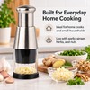 Stainless Steel Manual Garlic Chopper – Push-Down Mini Food Mincer